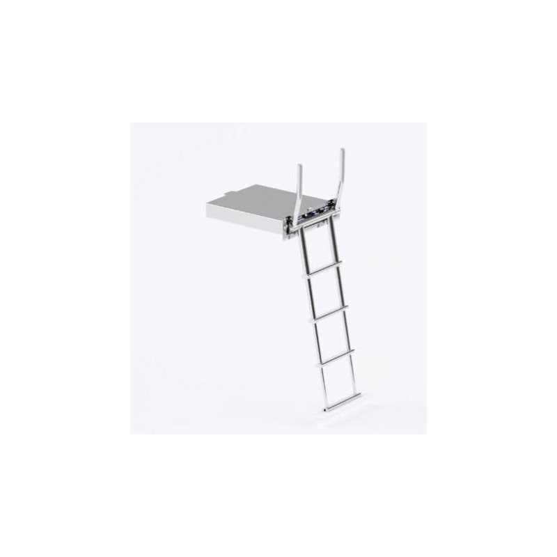 ESCALERA INOX 4p EMPOTRABLE NAUTINOX LADDER 2375